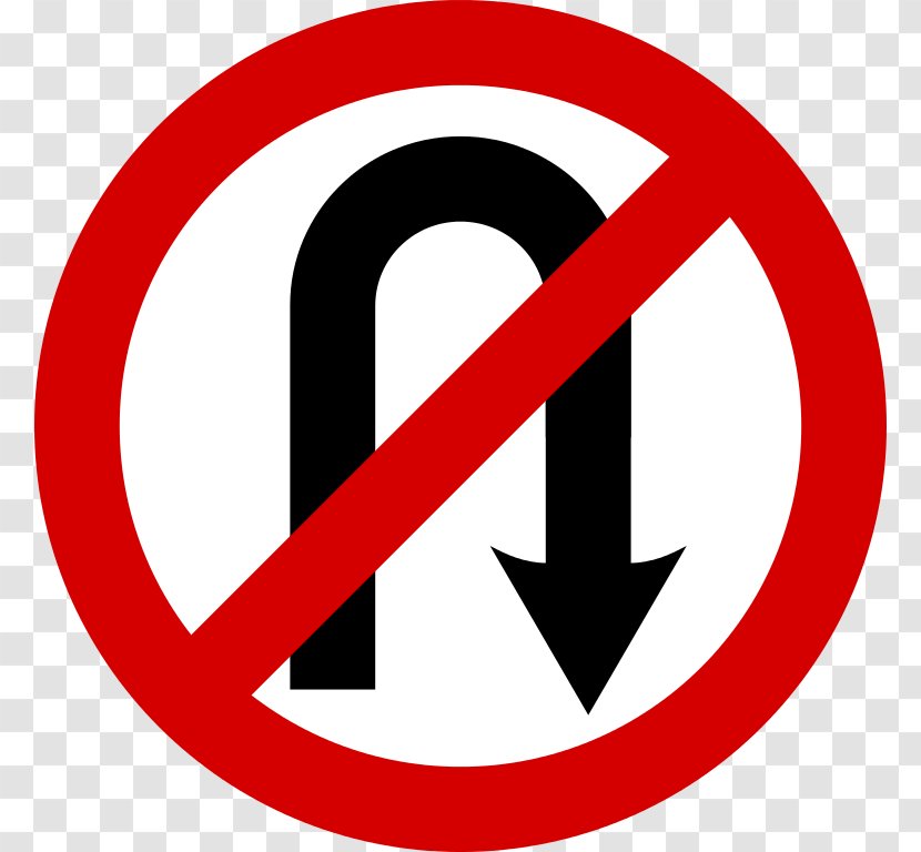 U-turn Traffic Sign Stock Photography Regulatory - Royaltyfree - No Uturn Syndrome Transparent PNG