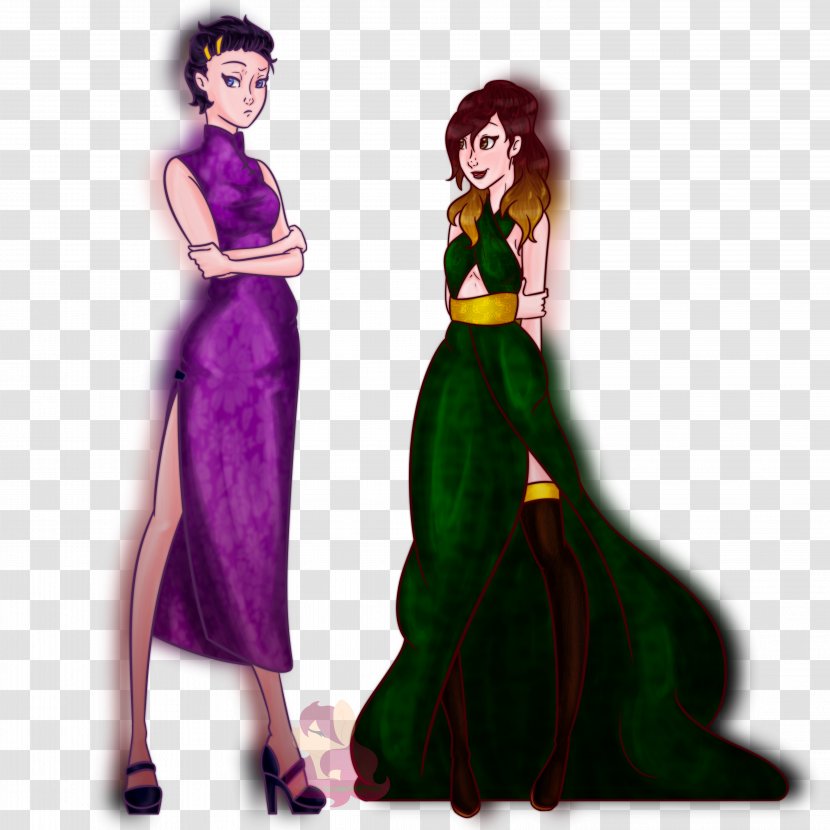 Dress Fashion Costume Party Drawing - Silhouette Transparent PNG