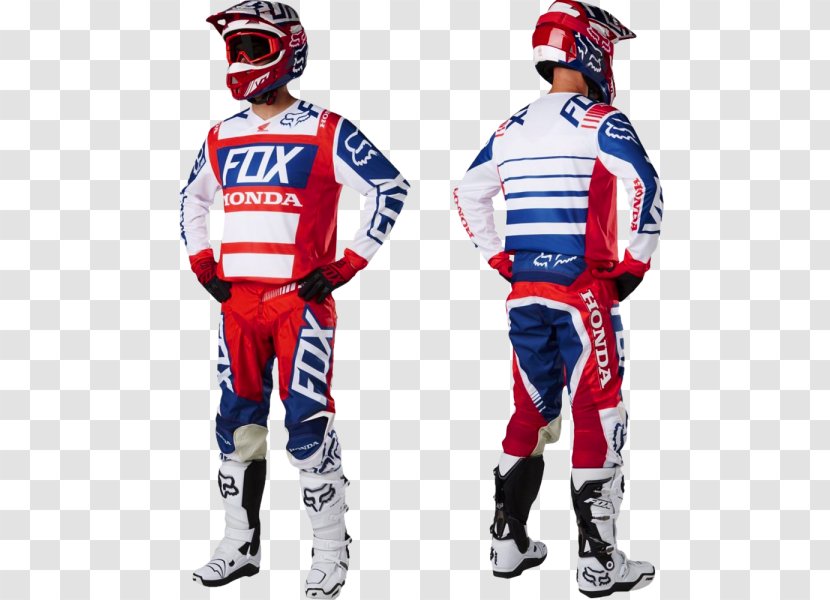 Honda Motor Company Motorcycle Helmets Motocross - Uniform Transparent PNG