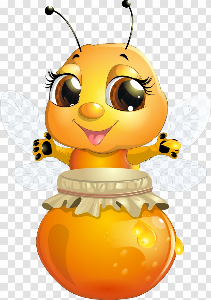 Bee Cartoon Insect Clip Art - Bumblebee - Cute Transparent PNG