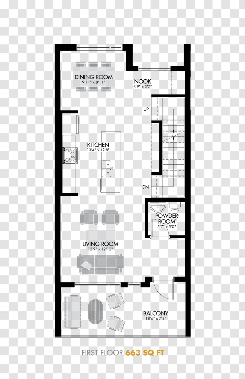 Floor Plan House Single-family Detached Home Apartment - Area Transparent PNG