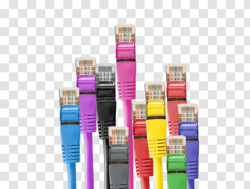 Network Cables Patch Cable Computer Electrical Ethernet - Connector - NETWORK CABLING Transparent PNG