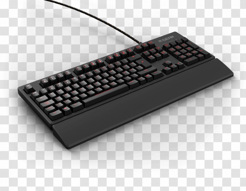 Computer Keyboard Cherry Fnatic Gear Rush Gaming Keycap Transparent PNG