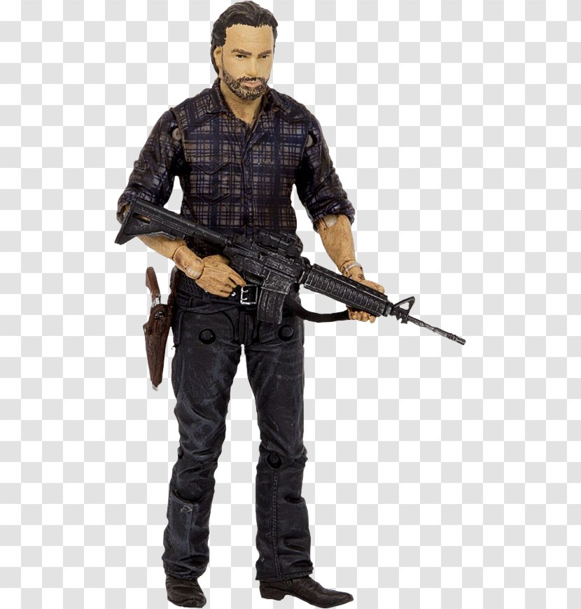 Rick Grimes The Walking Dead Woodbury Carl Governor - Mcfarlane Toys Transparent PNG