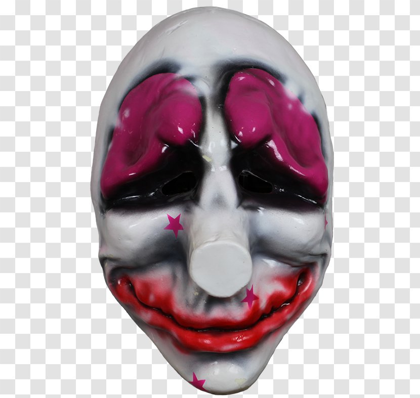 Payday 2 Payday: The Heist Mask Video Game Masquerade Ball - Toy Transparent PNG