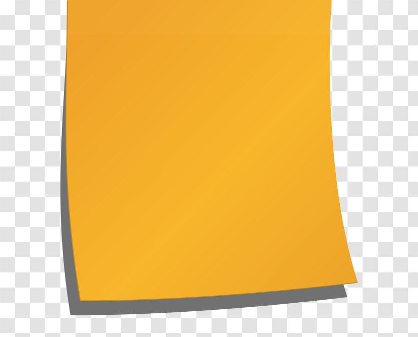 Rectangle Material - Assortment Strategies - Vector Yellow Sticky Notes Transparent PNG