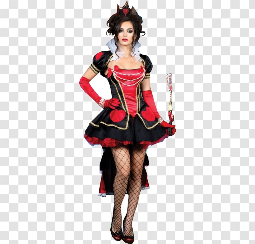 Queen Of Hearts Costume Alice's Adventures In Wonderland Disguise Regnant - Heart Transparent PNG