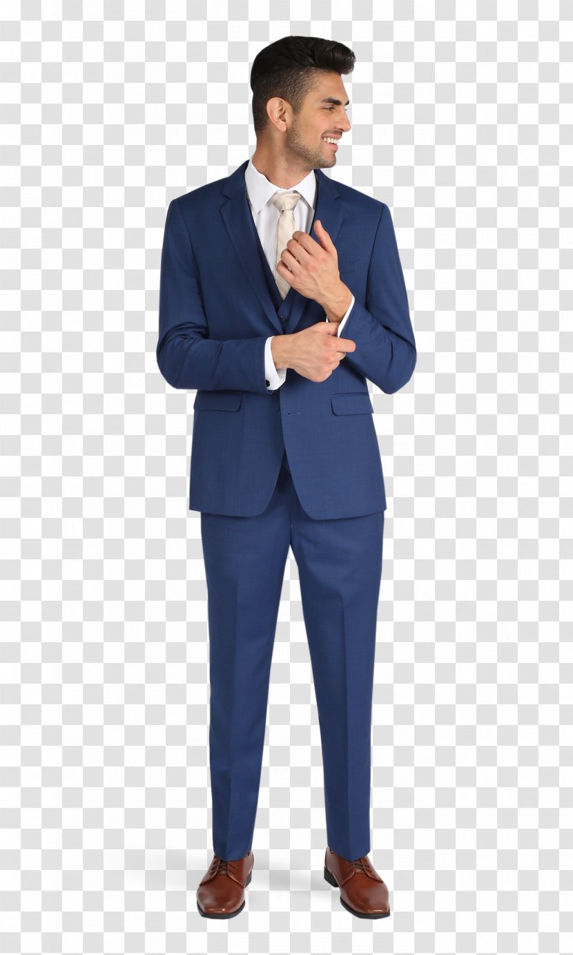 Blazer Blue Tuxedo Suit Lapel - Coat - For Men Transparent PNG