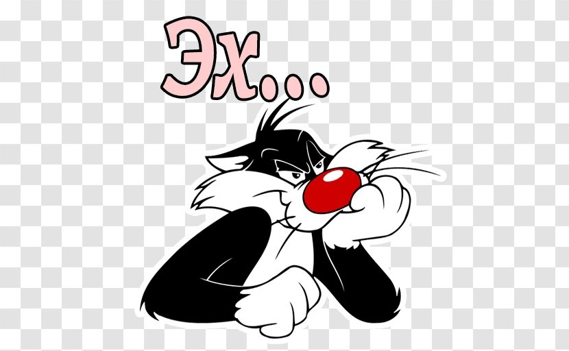 Sylvester Jr. Tweety Elmer Fudd Bugs Bunny - Frame - The Cat Sports Transparent PNG