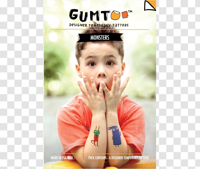 Magazine Photo Caption Human Behavior Product Child - Temporary Tattoos Transparent PNG