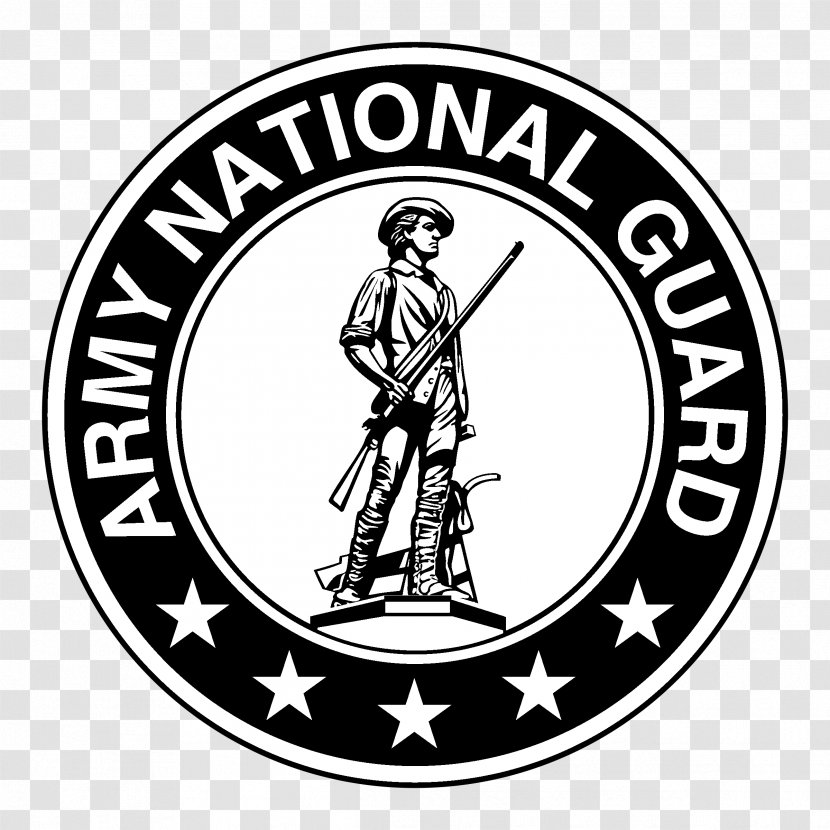 National Guard Of The United States New York Army America Military - Black And White Transparent PNG