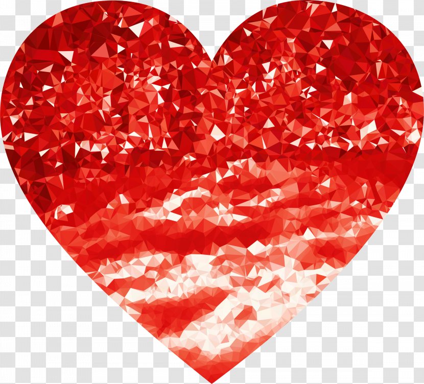 Heart Love Ruby Clip Art - Valentine S Day Transparent PNG