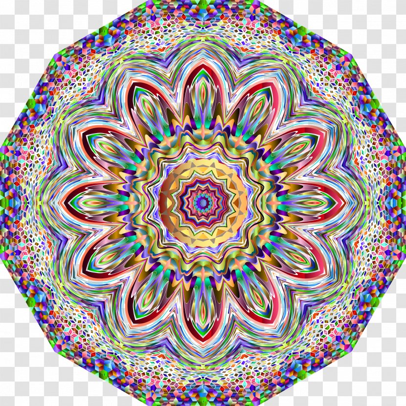 Symmetry Kaleidoscope Ornament Image - Line Transparent PNG