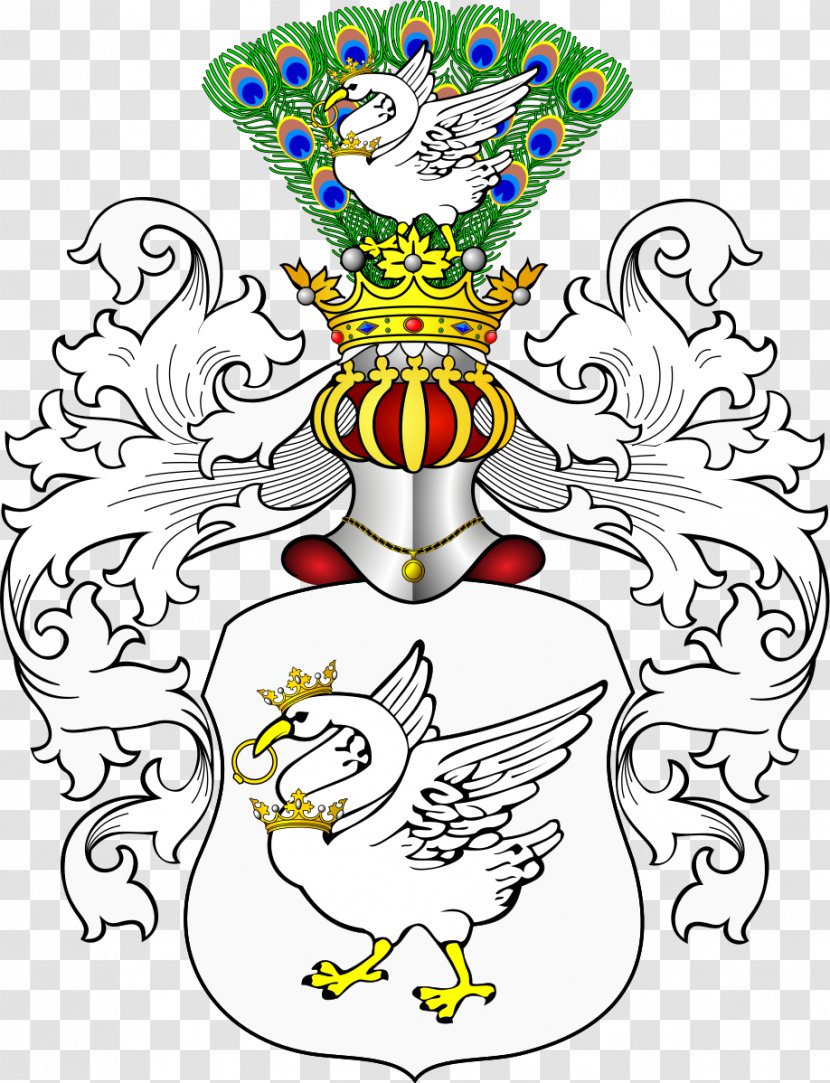 Łabędź Coat Of Arms Poland Share-alike Wikipedia - Creative Commons - Herby Szlacheckie Transparent PNG
