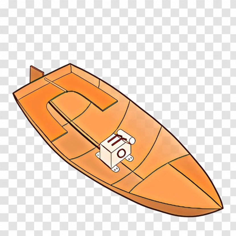 Boat Cartoon - Naval Architecture - Vehicle Orange Transparent PNG