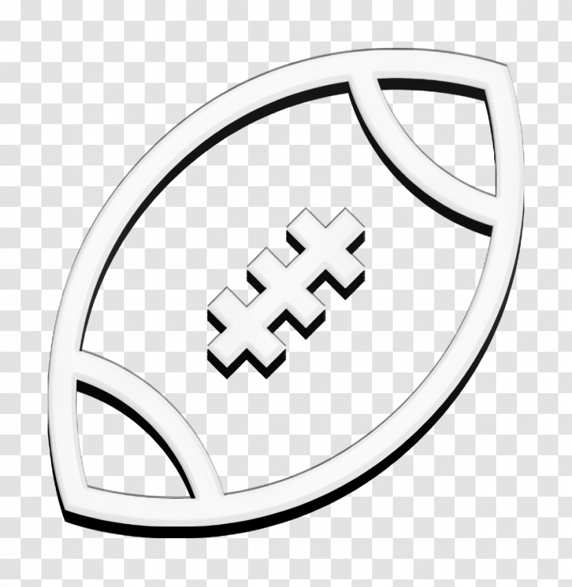 Rugby Ball Icon Sports And Competition Icon Extreme Sports Icon Transparent PNG