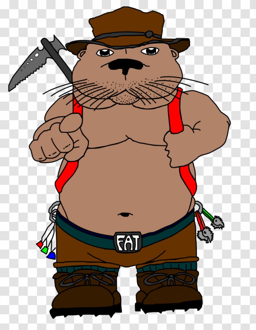 Otter Extreme Sport Adventure Racing Climbing - Bear Transparent PNG