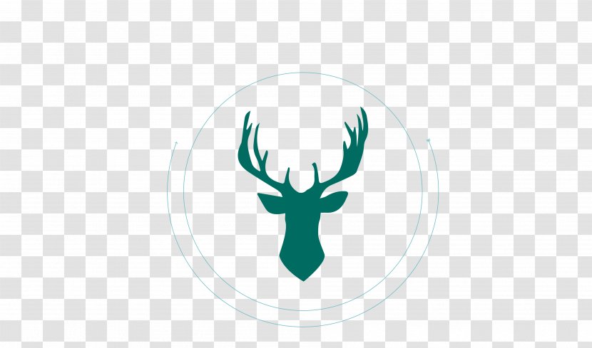 Deer Antler Logo Pattern - Vector Simple Horned Ring Decoration Transparent PNG
