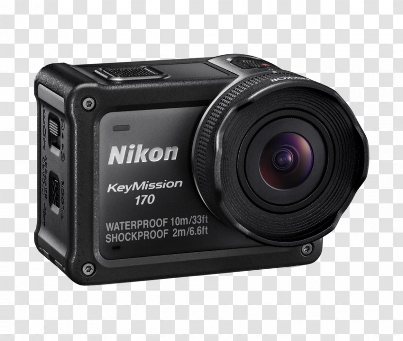 Nikon KeyMission 170 Action Camera 4K Resolution 360 - Canon Vs Transparent PNG