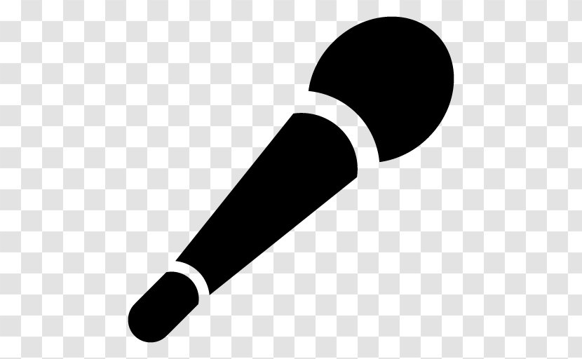 Microphone Line Clip Art - Black And White - Mic King Transparent PNG
