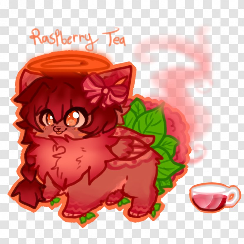 Clip Art Illustration Valentine's Day Character Fiction - Small To Medium Sized Cats - Raspberry Tea Transparent PNG