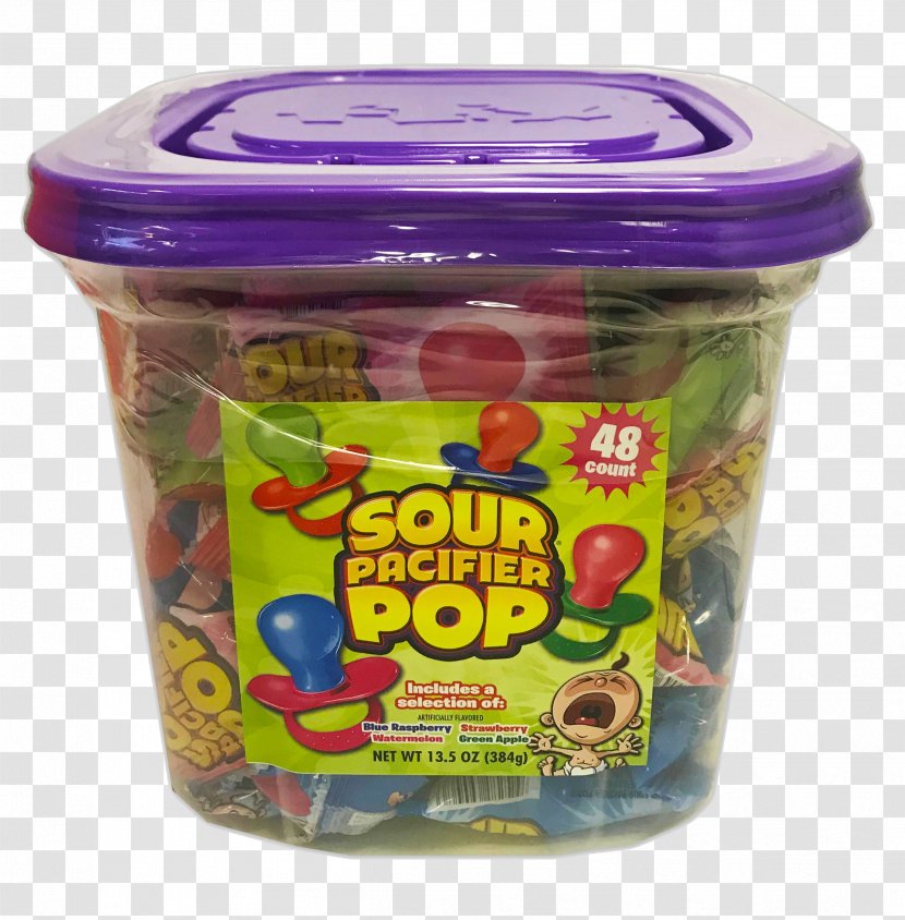Lollipop Pacifier Flavor Sour Candy Transparent PNG