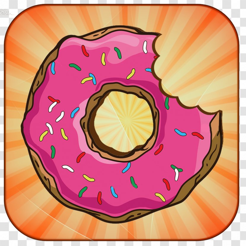 Pink M Circle Clip Art - Cartoon - Donut Transparent PNG