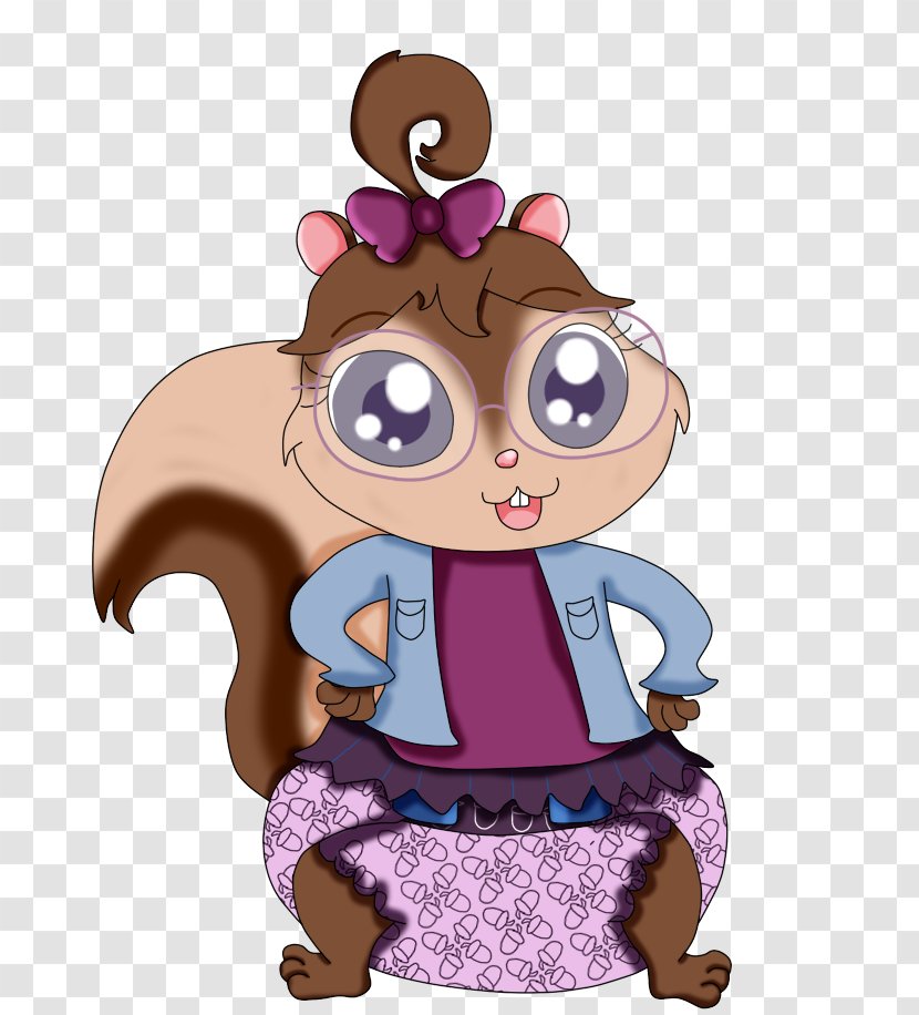 Chipmunk The Chipettes Art Live Action Computer-generated Imagery - Cartoon - Padded Transparent PNG