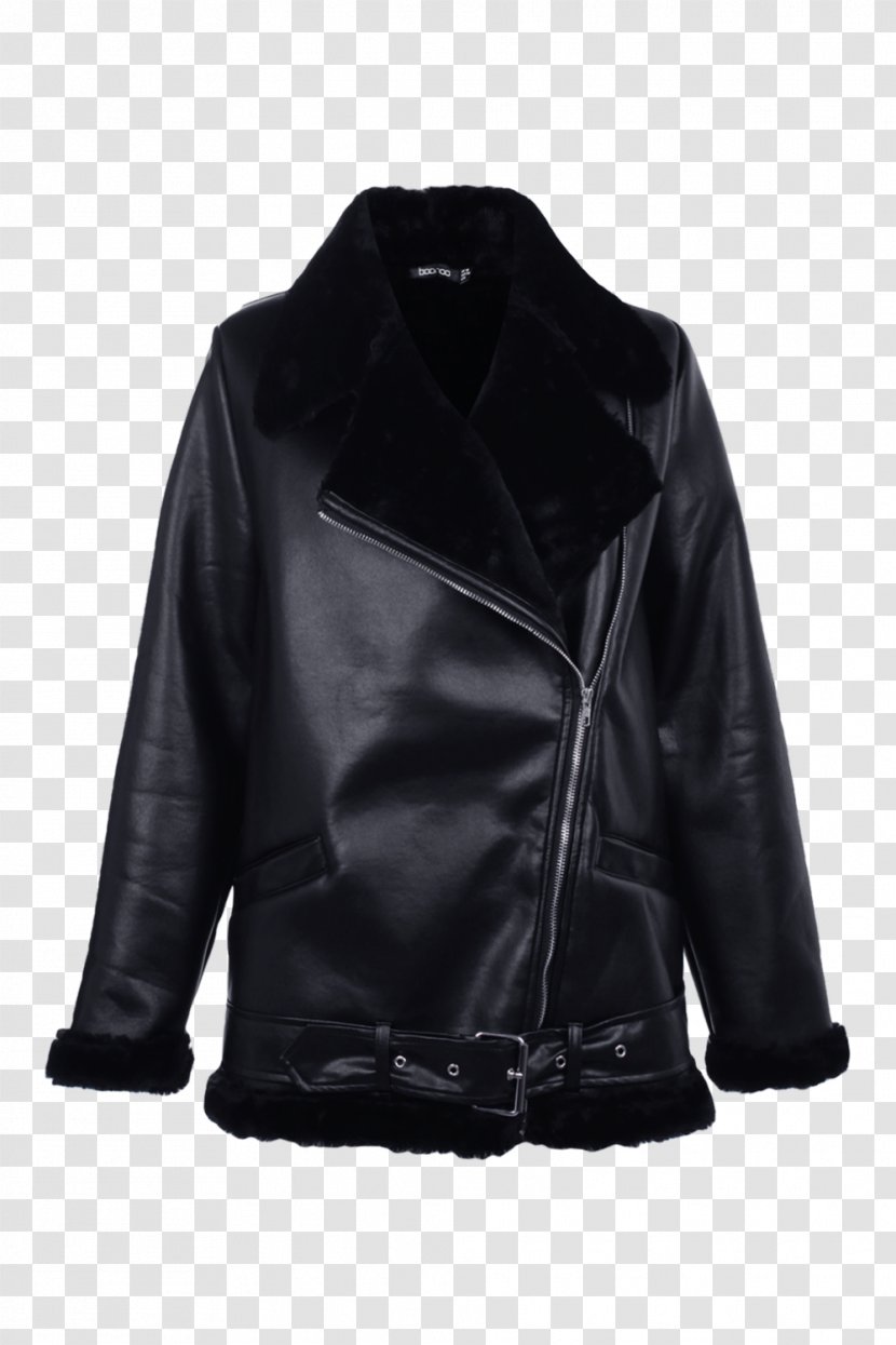 Leather Jacket Coat Fur Clothing - Bye Felicia Transparent PNG