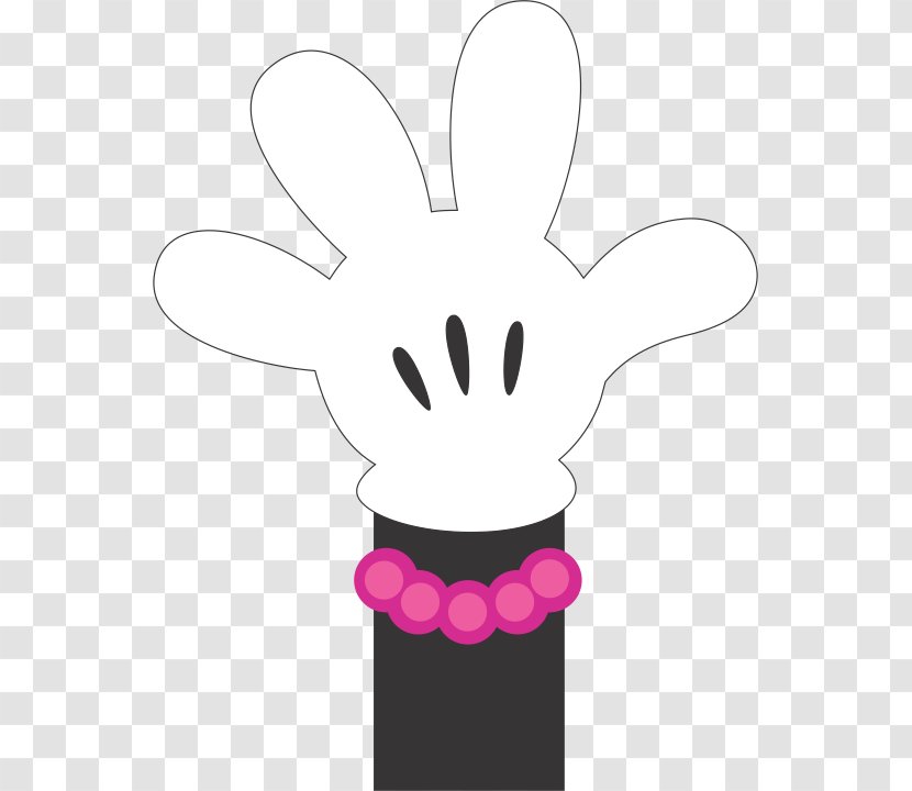 Minnie Mouse Mickey Finger Clip Art Transparent PNG