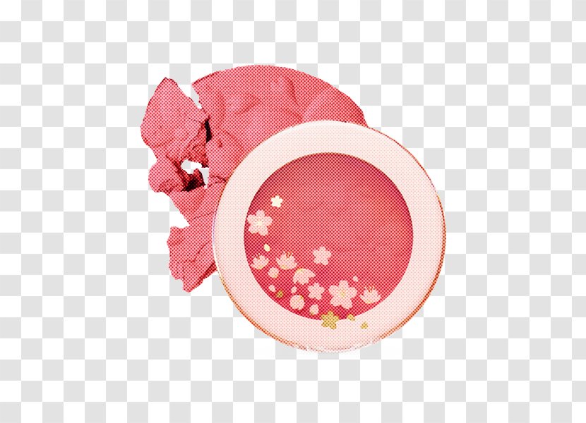 Pink Circle - Plate - Oval Transparent PNG