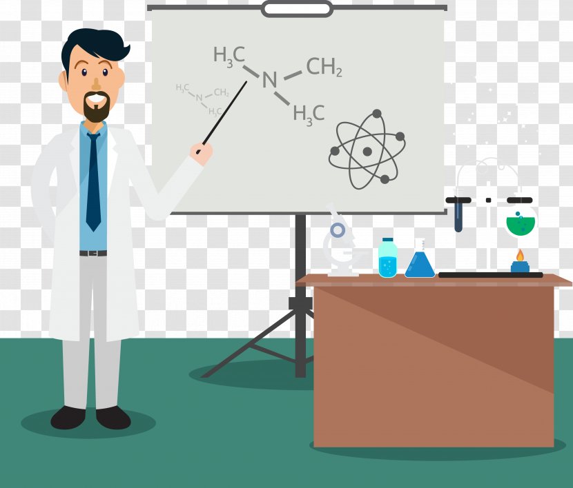 Chemistry Teacher - Drawing Transparent PNG