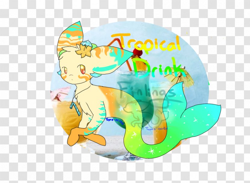 Cartoon Animal Legendary Creature - Tropical Cocktail Transparent PNG