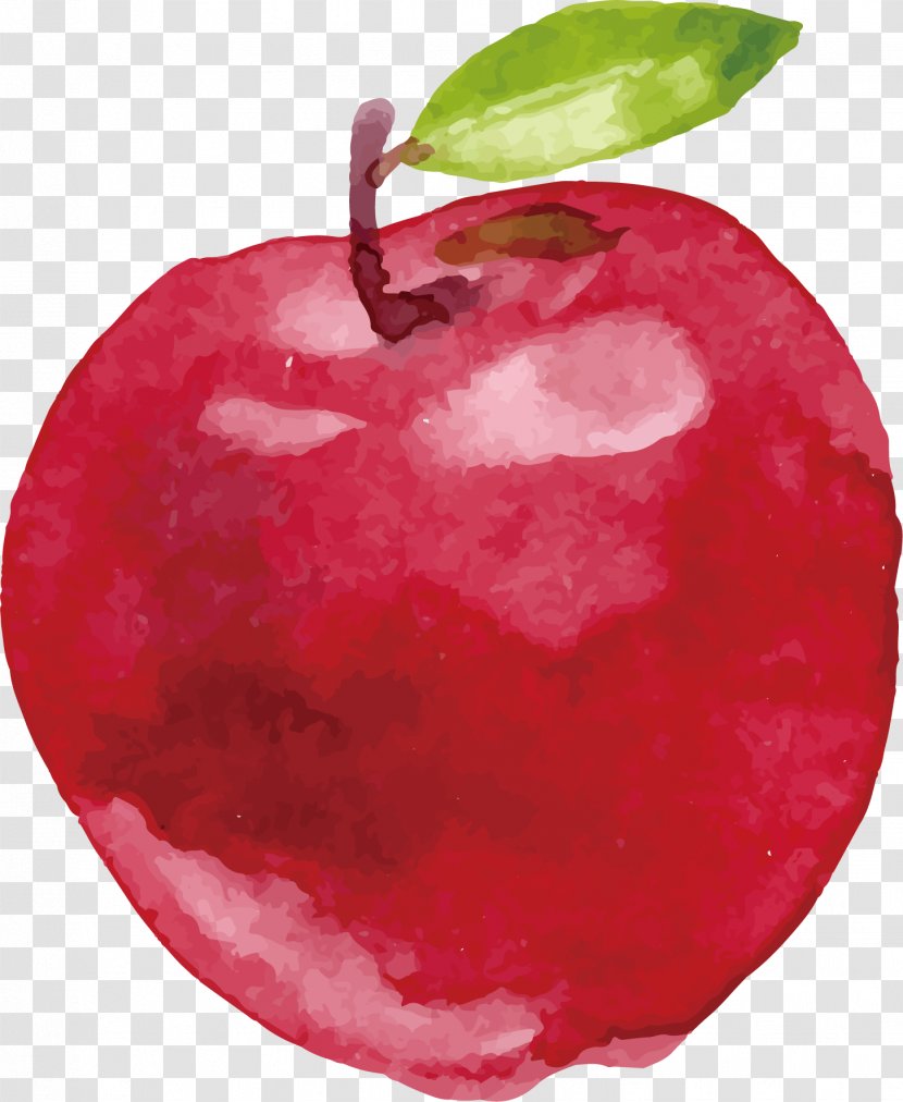 Apples And Oranges Apple Juice - Red - Vector Hand-painted Delicious Transparent PNG