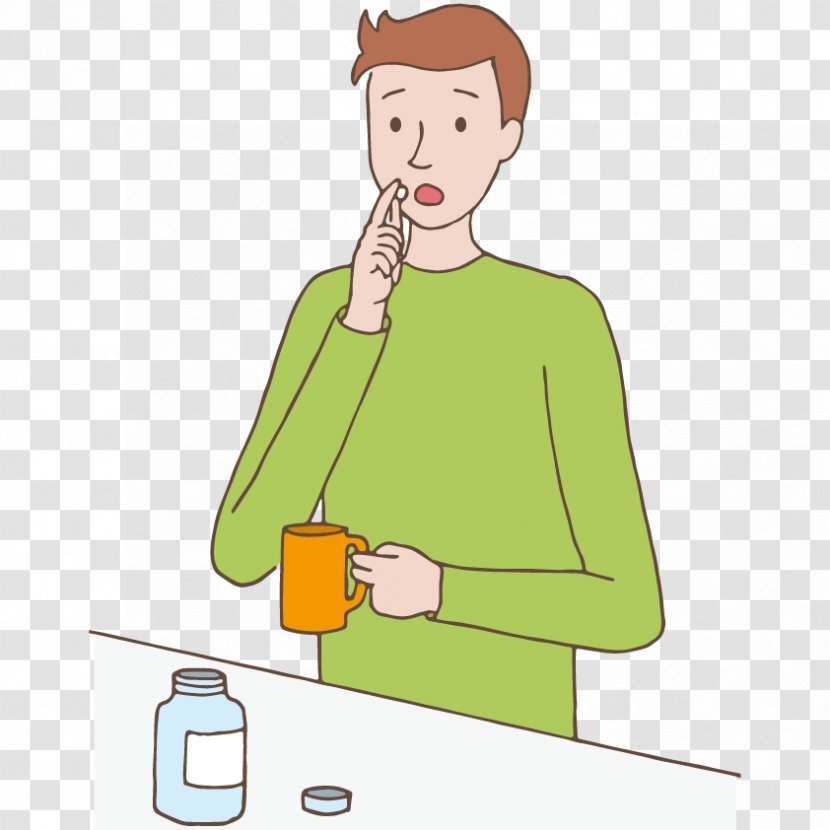 Clip Art Illustration Human Pharmaceutical Drug - Thumb - Man Transparent PNG