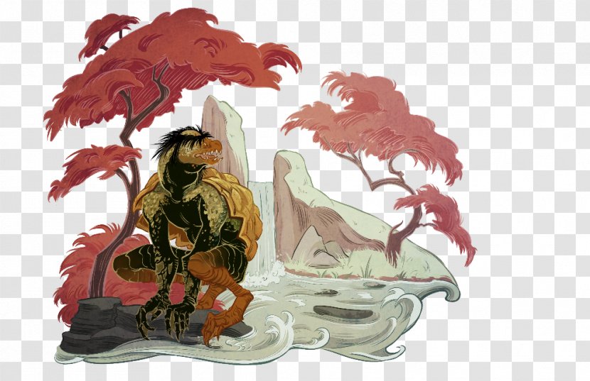 Goblin Kappa Legendary Creature Mythology Salamanders In Folklore - Dragon Transparent PNG