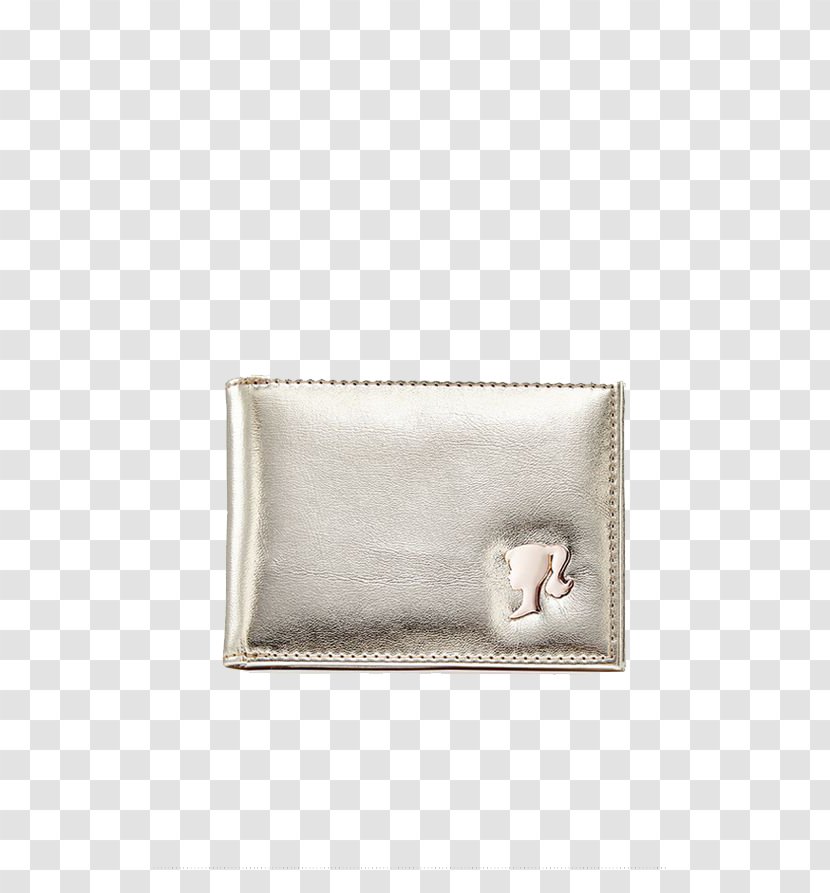 Metal Beige Rectangle - Barbie Small Silver Purse Transparent PNG