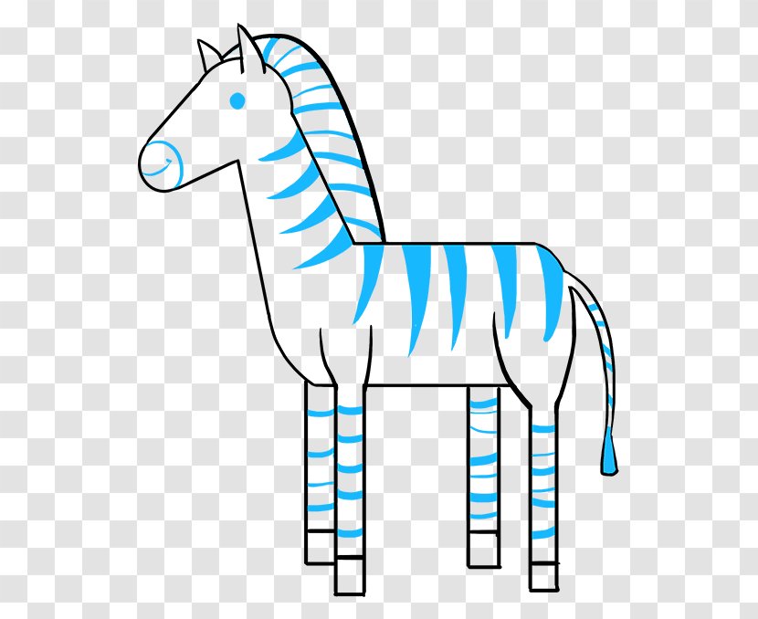 Drawing Zebra Horse Sketch Image - Like Mammal Transparent PNG
