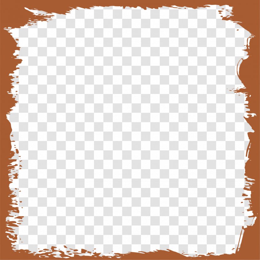 Brown Download Computer File - Border - Hand Painted Frame Transparent PNG