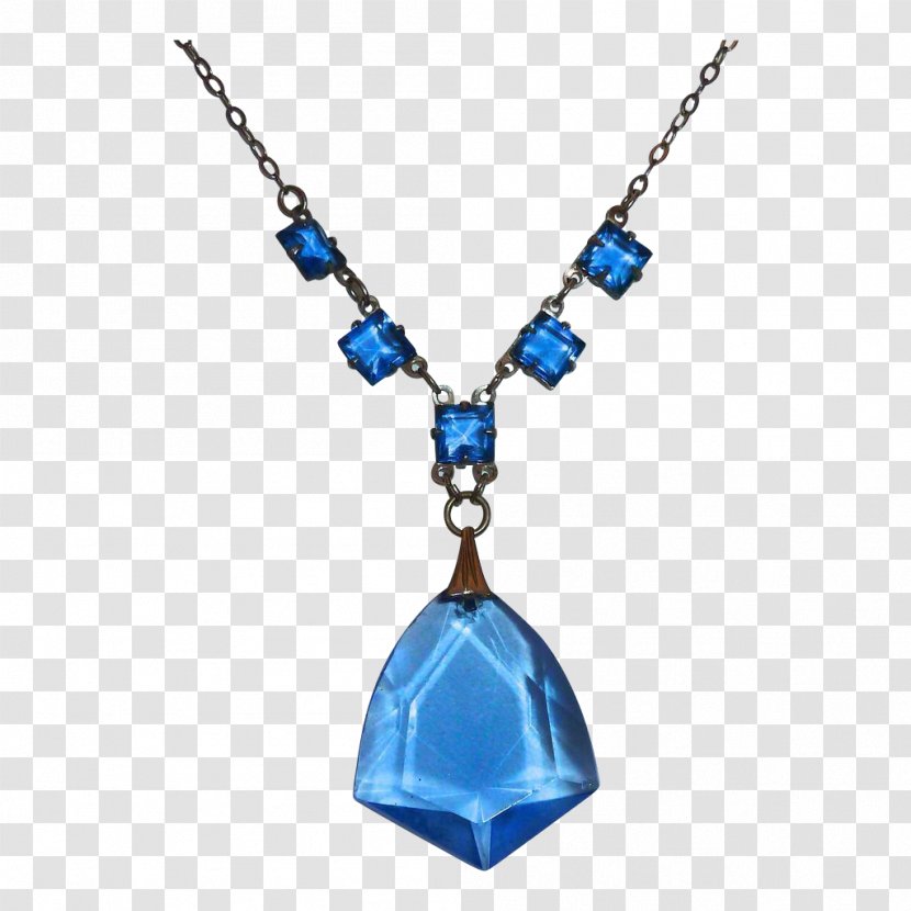 Jewellery Necklace Blue Charms & Pendants Gemstone Transparent PNG