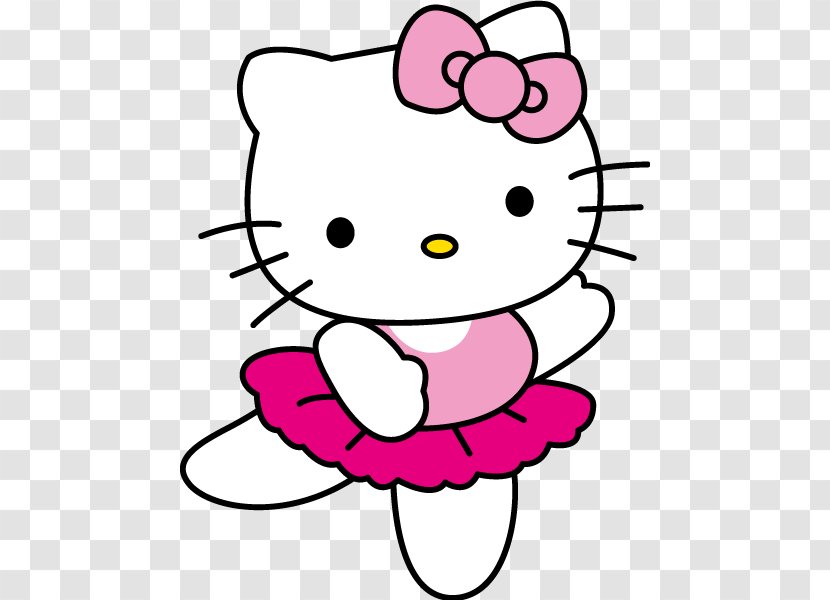 Hello Kitty Coloring Book Colouring Pages Child Dance - Watercolor Transparent PNG