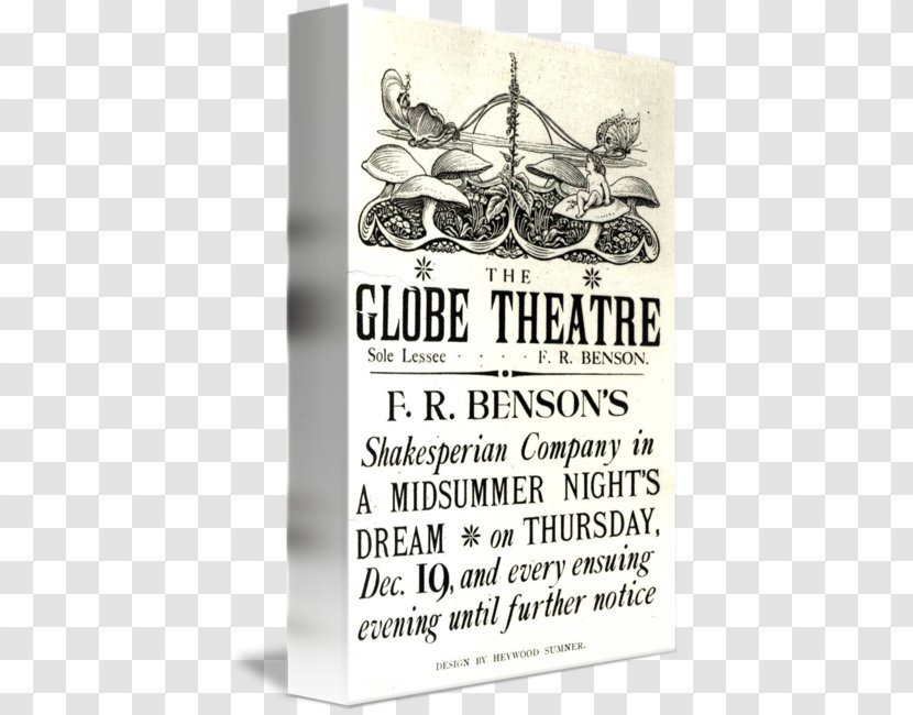 A Midsummer Night's Dream Globe Theatre, London Poster Printing Advertising - Posters Transparent PNG