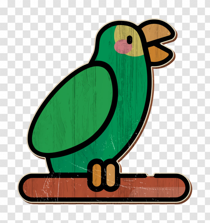 Bird Icon Parrot Icon Tropical Icon Transparent PNG
