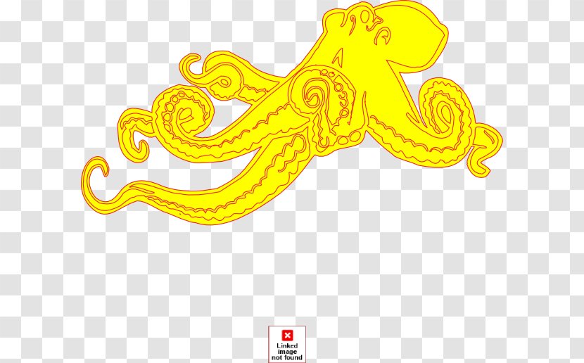 Octopus Coloring Book Cartoon Clip Art - Blackgound Transparent PNG