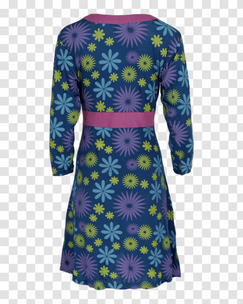 Sleeve Dress Clothing Blouse Shirt - Purple Floral Transparent PNG