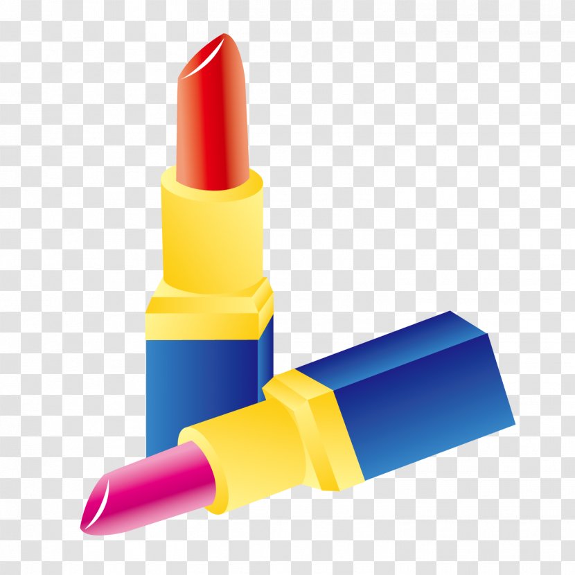 Lipstick Cosmetics Euclidean Vector - Yellow - Charm Transparent PNG