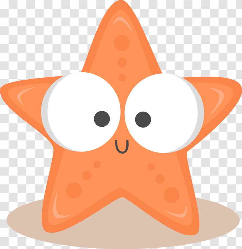 Starfish Drawing Cartoon Cuteness Clip Art - Nose Transparent PNG