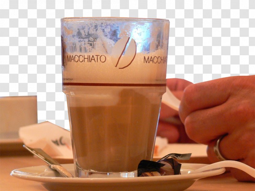 Latte Macchiato Coffee Espresso Caffxe8 - Cup - People Who Drink Chewing Gum Transparent PNG
