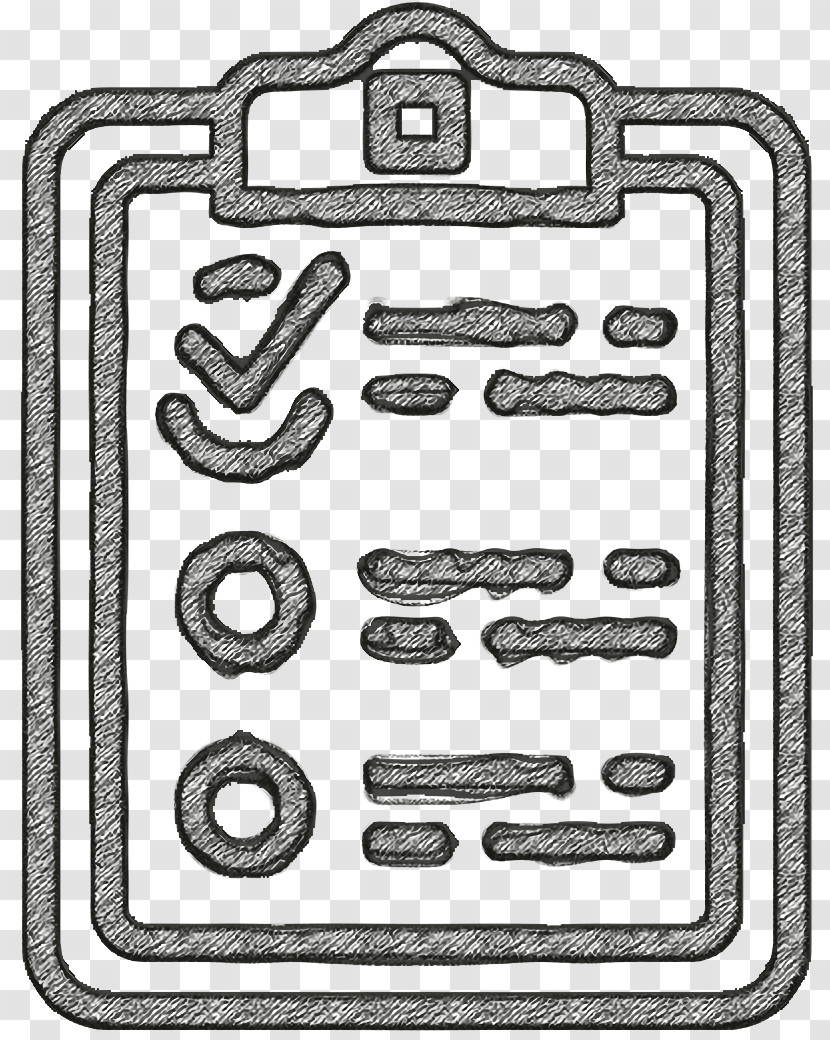 Communications Icon Checklist Icon Transparent PNG