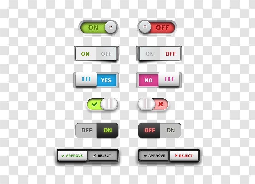 User Interface Network Switch Icon - Mode - Push Button Transparent PNG